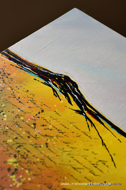 Detail of  "Summer fields, summer hills 4"