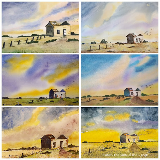 Ruined - student paintings