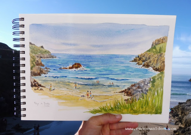 Playa Fuente, Cantabria, Spain
