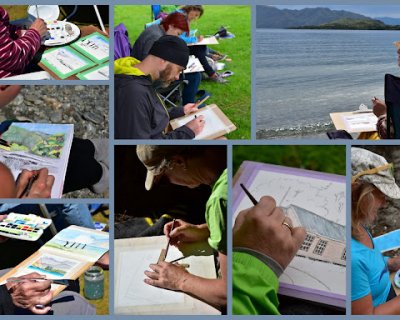 upcoming workshop - the magic of painting outside
