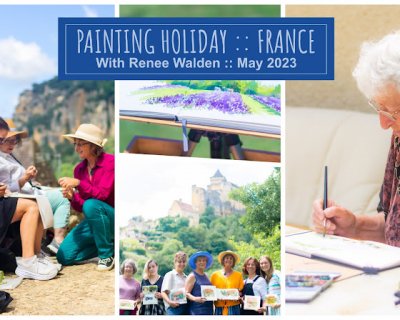 painting holiday in france - may 2023