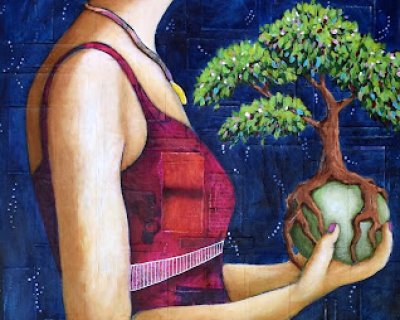 the gift : new mixed media painting