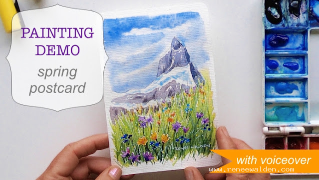 New watercolour painting tutorial