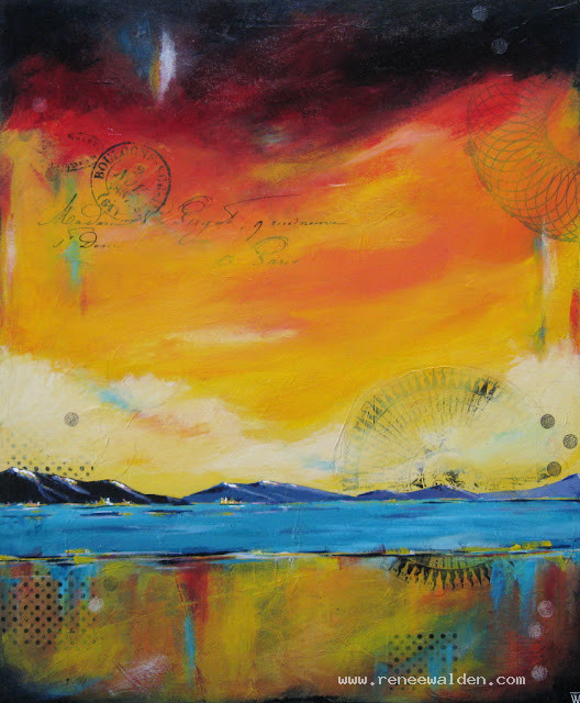 "Sent" - abstract landscape