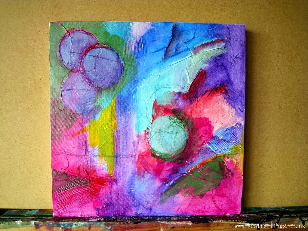 First layers of colour - in progress