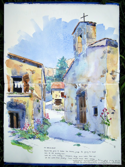 Archiane. A very tiny village surrounded by a cirque of big cliffs. Fantastic hiking and climbing here too.
