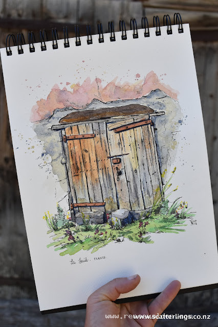 Getting caught up in the details. Old door, Le Seuil.