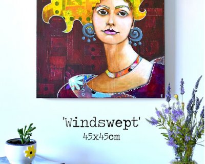 windswept : portrait of a woman