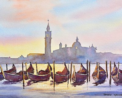 venice at sunset