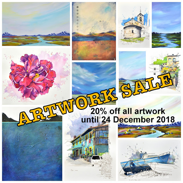 Artwork sale. New Zealand art on sale. 20% off all art.