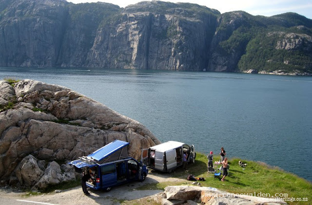 Van life, Lysefjord, Norway