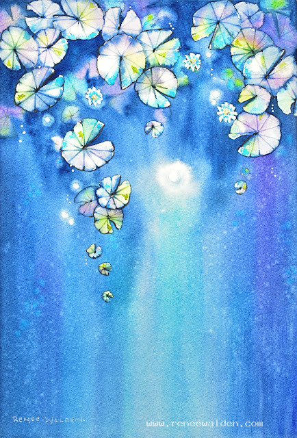 Waterlily Pond No.3 - then I wondered about lily pads at night