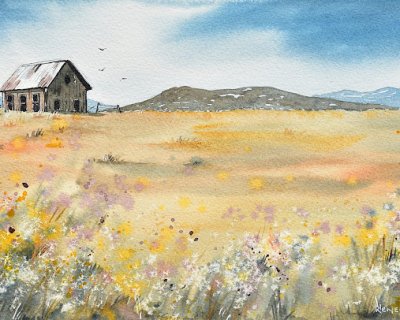 an old wooden barn