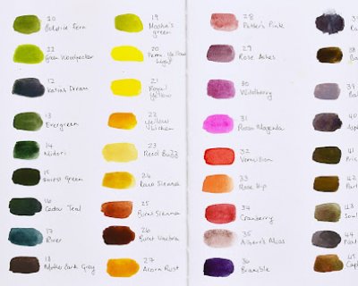 new watercolour half pans from deep deep light