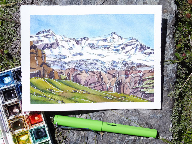 Mount Earnslaw, Mount Aspiring National Park.