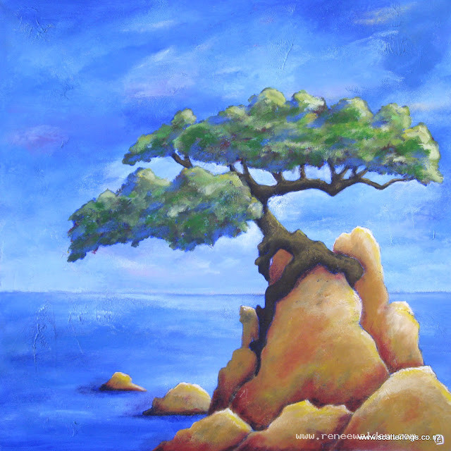 "Embrace" - acrylics on canvas SOLD