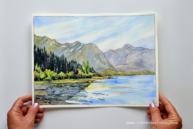 "Reflections, Dublin Bay, Lake Wanaka"