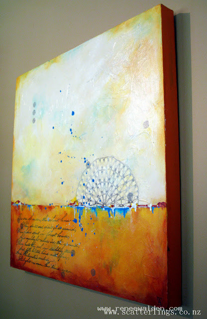 "The Silent Hour" - abstract landscape
