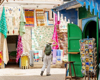 watercolour painting holiday in marrakech, morocco