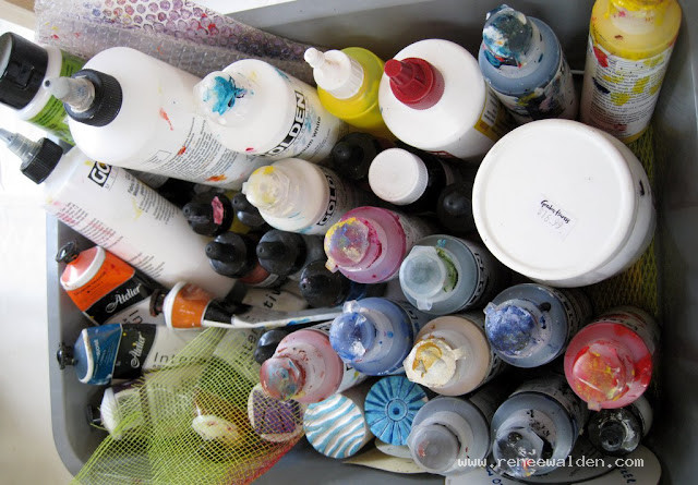 Golden fluid acrylic paints and mediums
