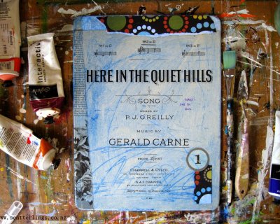 here in the quiet hills