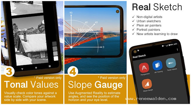Real Sketch - Android app for artists