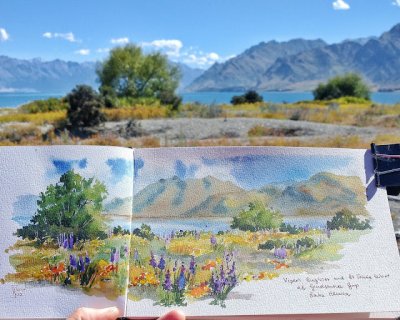 summer in central otago - out and about in january