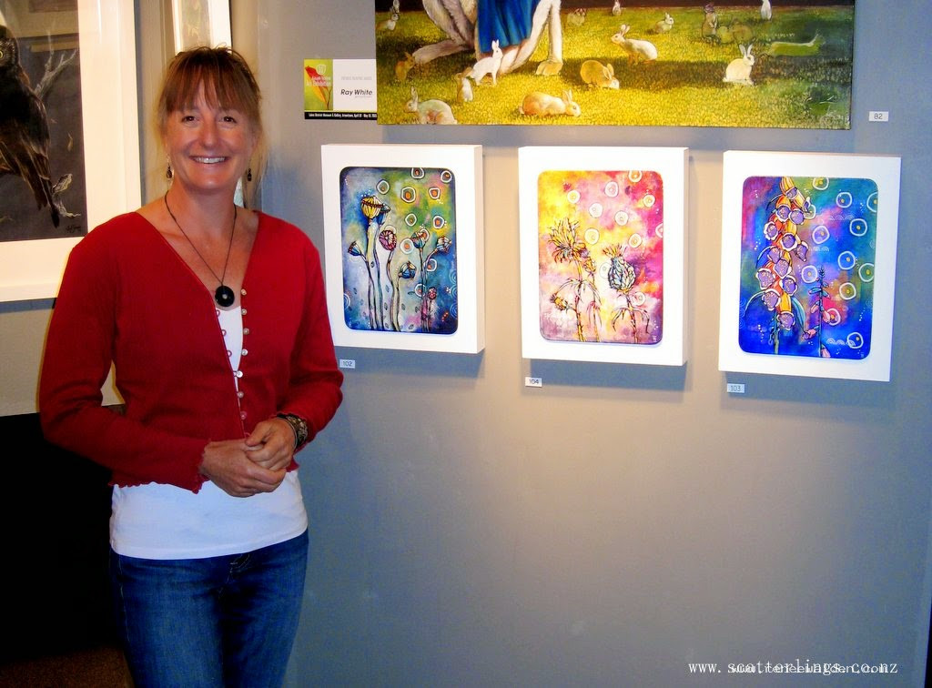 "In My Backyard" series of paintings by Wanaka artist Renee Walden