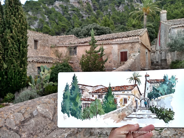 Inside the Ermita de la Trinitat, Mallorca