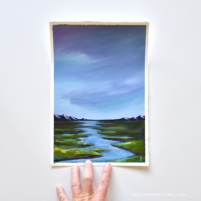 "Just on dark" SOLD
