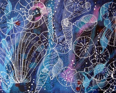 painting seashells