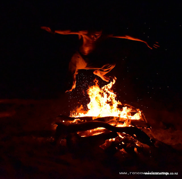 Fire jumping!
