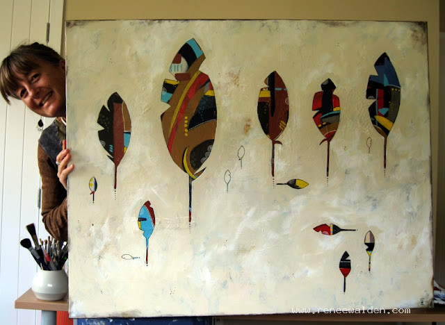 Happy me with "Feathers 4"