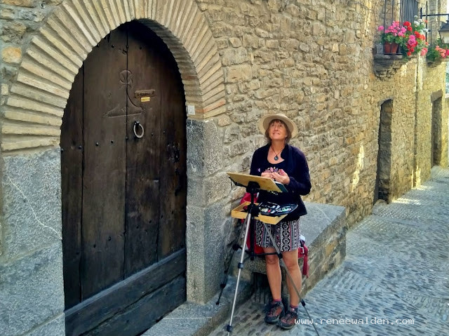 In the medieval town of Ainsa