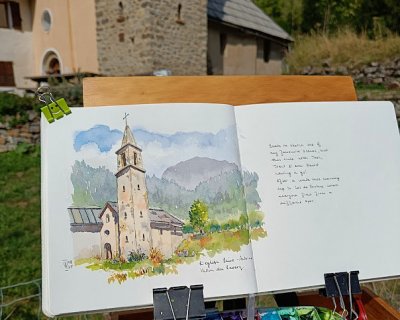 sketches from a month's holiday in france