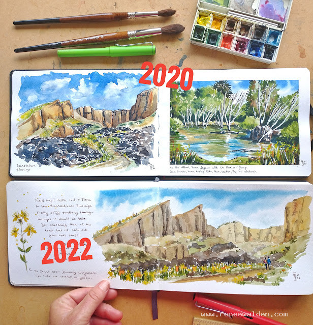 Bannockburn Sluicings - 2020 and 2022