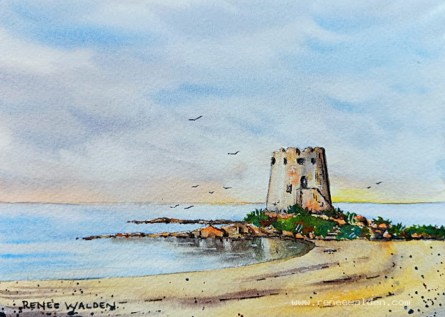 Historic coastal tower, Sardinia
