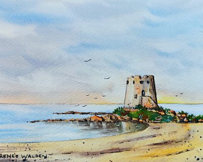 sardinian coastal tower