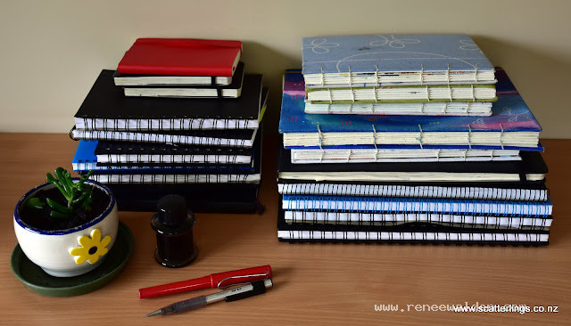 Some of my sketchbooks from the last few years.