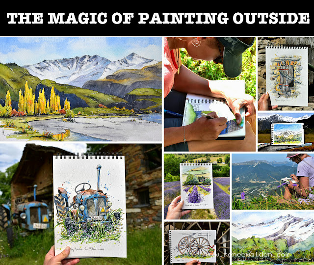 Summer painting workshops in New Zealand