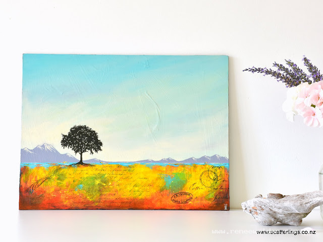 "The Good Life" - acrylics on untempered masonite