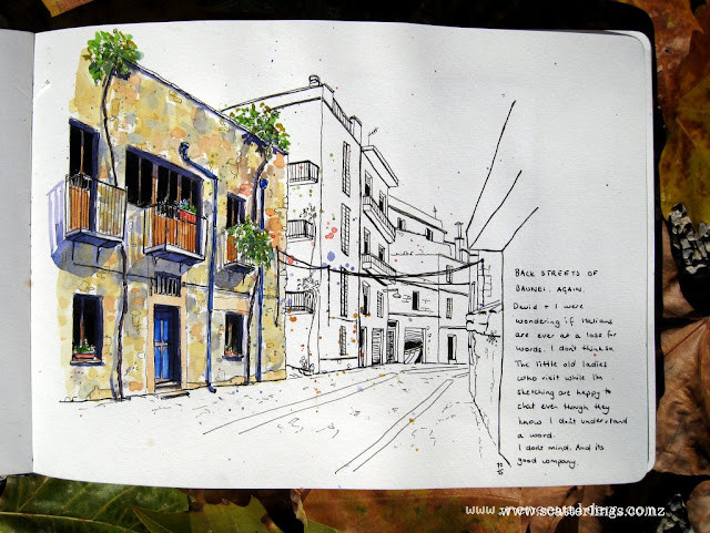 In the back streets of Baunei