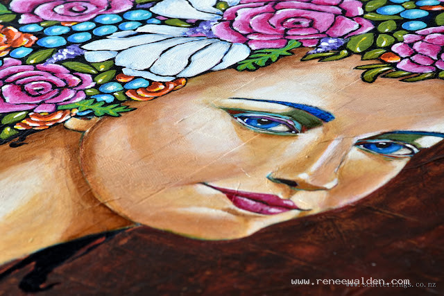 Detail of "Abundance" - blue-eyed beauty ;-)