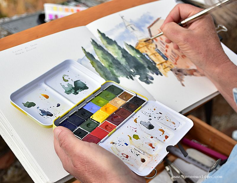 Urban sketching in Italy