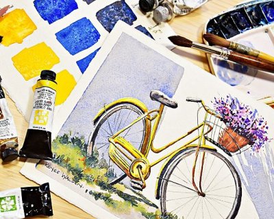 how to actually progress in watercolour