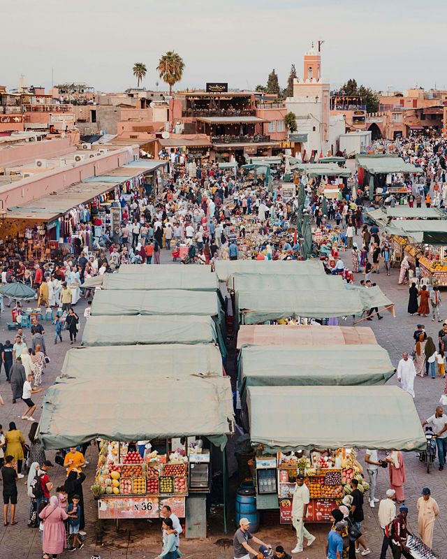 Vibrant bazaars