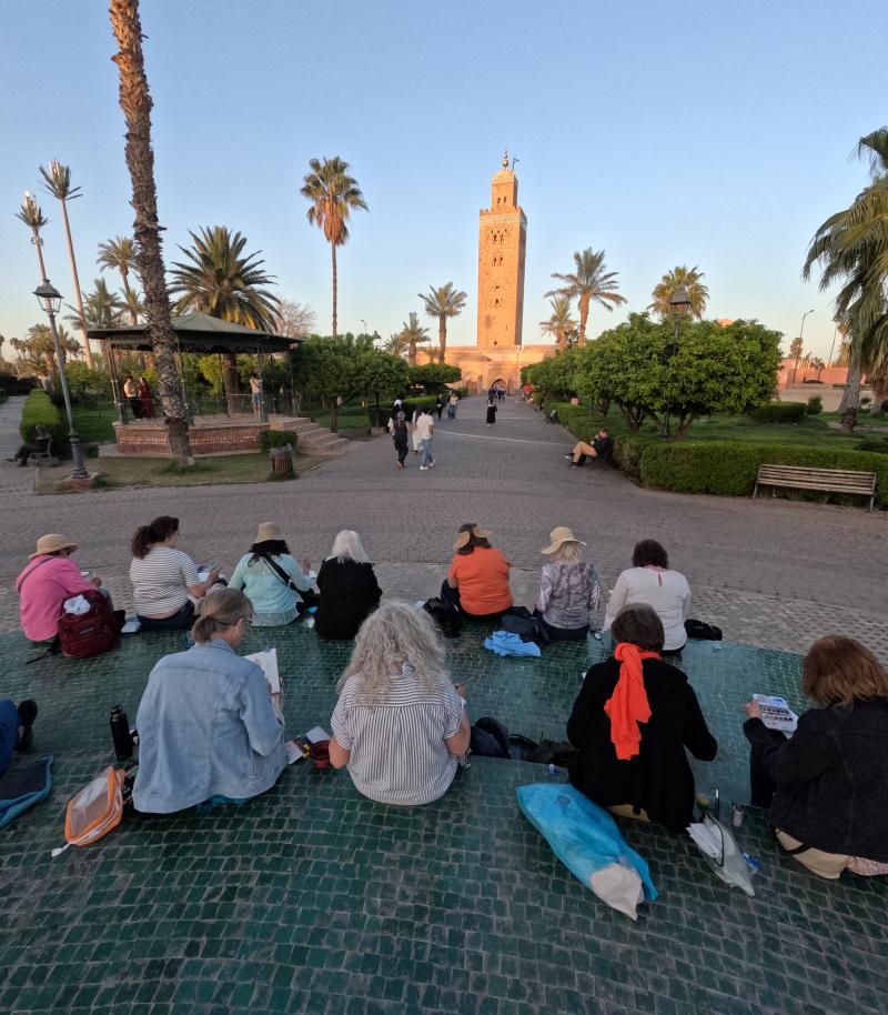 Sunset at Koutoubia