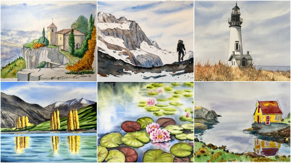 Student paintings