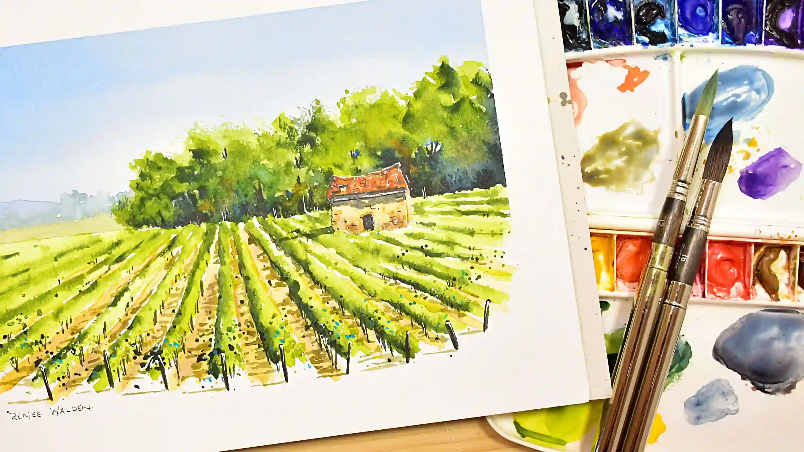 Watercolour tutorials