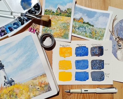 Adding texture with salt